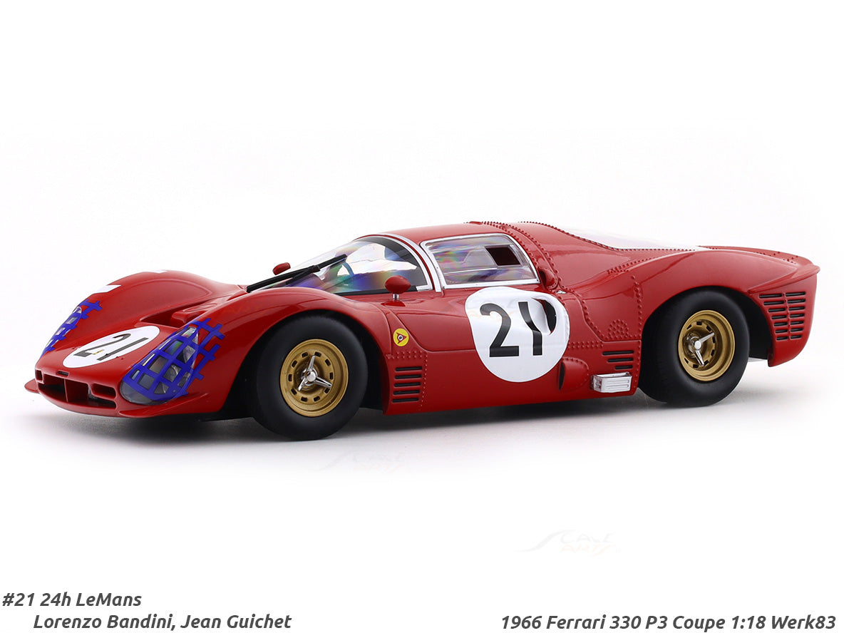 WERK83 1/18 フェラーリ 330 P3 #21 ルマン24H 1966 WERK83 1/18 フェラーリ 330 P3 #21 ルマン24H 1966 1:18 1966