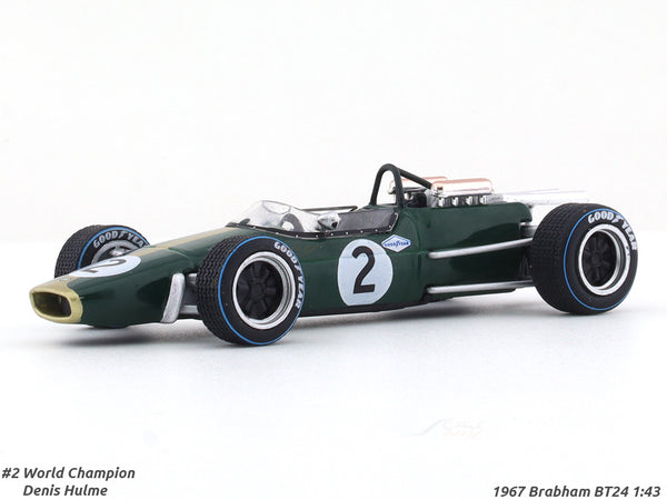 Fórmula 1 compatible con BRABHAM BT24 Denis Hulme 1967-1/24 Modelo de coche OR089 Fórmula 1 compatible con BRABHAM BT24 Denis Hulme 1967-1/24 Modelo de coche OR089