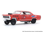 1967 Chevrolet Nova Gasser red 1:64 M2 Machines diecast scale car collectible