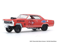 1967 Chevrolet Nova Gasser red 1:64 M2 Machines diecast scale car collectible