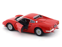 1967 Ferrari Dino 206 red 1:24 diecast scale model truck collectible