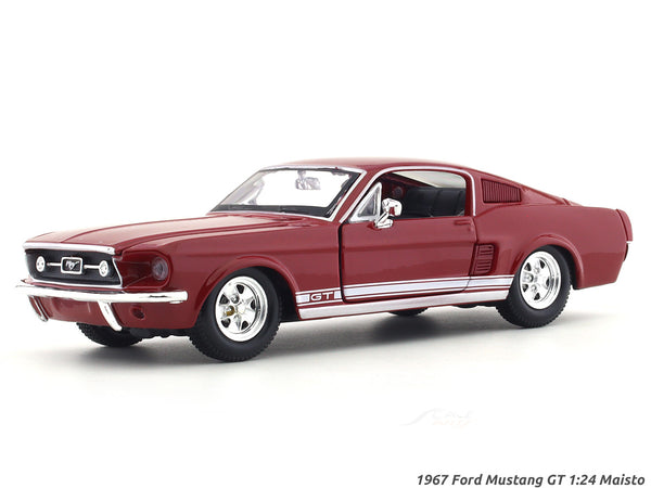 1967 Ford Mustang GT red 1:24 Maisto diecast alloy scale model car