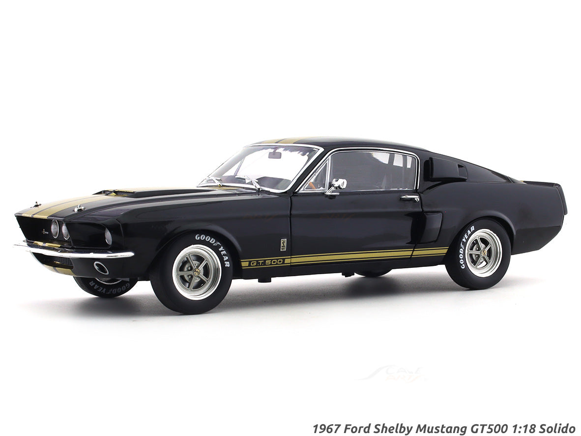 1967 Ford Shelby Mustang GT500 black 1:18 Solido diecast Scale