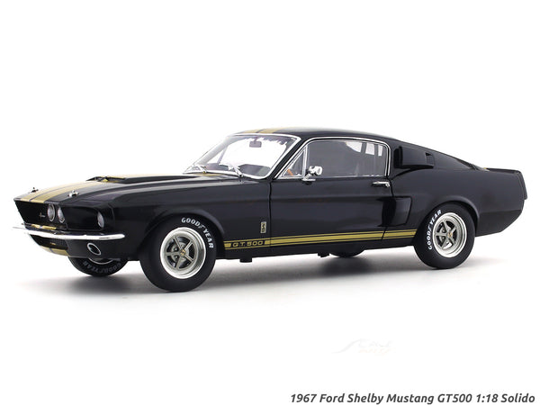 1967 Ford Shelby Mustang GT500 black 1:18 Solido diecast Scale Model collectible