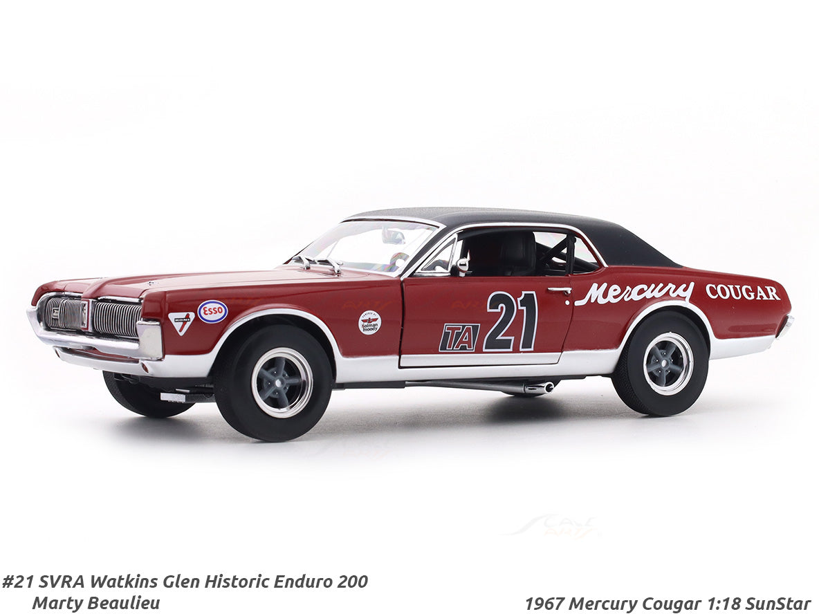 1967 Mercury Cougar 1:18 SunStar licensed diecast Scale Model