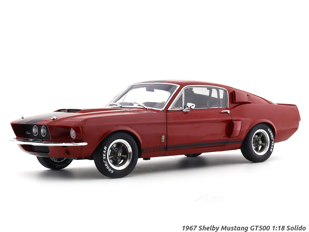 1967 Shelby Mustang GT500 red 1:18 Solido diecast scale model
