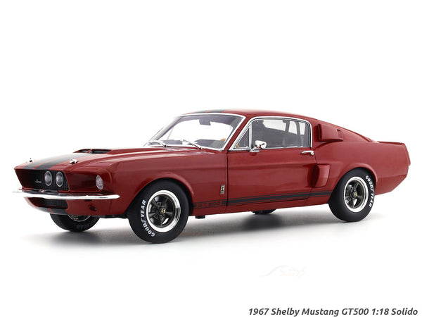 1967 Shelby Mustang GT500 red 1:18 Solido diecast scale model car collectible