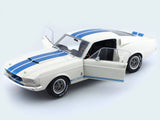 Solido 1:18 1967 Shelby Mustang GT500 white diecast Scale Model collectible