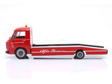 1967 Alfa Romeo A12 F12 Service Truck Red 1:18 Mitica Diecast Scale Model Truck Collectible | Classic Italian Utility Vehicle