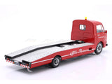 1967 Alfa Romeo A12 F12 Service Truck Red 1:18 Mitica Diecast Scale Model Truck Collectible | Classic Italian Utility Vehicle