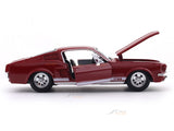 1967 Ford Mustang GT Acrylic Case 1:24 Bburago Licensed Diecast Scale Model Car Collectible