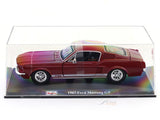 1967 Ford Mustang GT Acrylic Case 1:24 Bburago Licensed Diecast Scale Model Car Collectible
