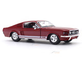 1967 Ford Mustang GT Acrylic Case 1:24 Bburago Licensed Diecast Scale Model Car Collectible