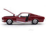 1967 Ford Mustang GT Acrylic Case 1:24 Bburago Licensed Diecast Scale Model Car Collectible