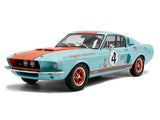 1967 Shelby Mustang GT500 Gulf Tribute 1:18 Solido Licensed Diecast Scale Model Car Collectible