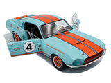 1967 Shelby Mustang GT500 Gulf Tribute 1:18 Solido Licensed Diecast Scale Model Car Collectible