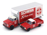 1968 Chevrolet C60 & 1973 Chevrolet Step Side 1:64 M2 Machines diecast hauler scale model