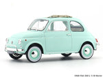 1968 Fiat 500 L Pestal blue 1:18 Norev diecast scale model car collectible