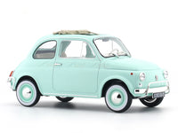 1968 Fiat 500 L Pestal blue 1:18 Norev diecast scale model car collectible