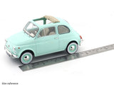 1968 Fiat 500 L Pestal blue 1:18 Norev diecast scale model car collectible