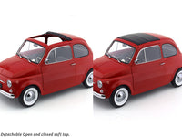 1968 Fiat 500 red 1:12 KK Scale diecast scale model car