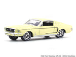 1968 Ford Mustang GT 390 cream 1:64 M2 Machines diecast scale car collectible