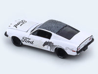 1968 Ford Mustang White graphics 1:64 M2 Machines diecast scale car collectible