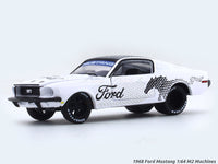 1968 Ford Mustang White graphics 1:64 M2 Machines diecast scale car collectible