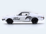 1968 Ford Mustang White graphics 1:64 M2 Machines diecast scale car collectible