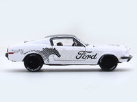 1968 Ford Mustang White graphics 1:64 M2 Machines diecast scale car collectible