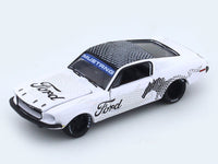 1968 Ford Mustang White graphics 1:64 M2 Machines diecast scale car collectible