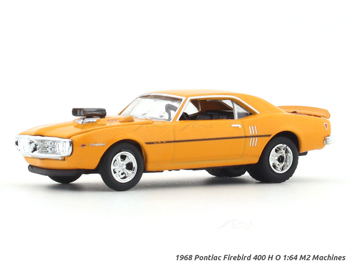 1968 Pontiac Firebird 400 H O orange 1:64 M2 Machines licensed