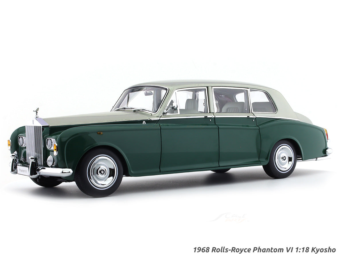 1968 Rolls-Royce Phantom VI Green / Silver 1:18 Kyosho diecast