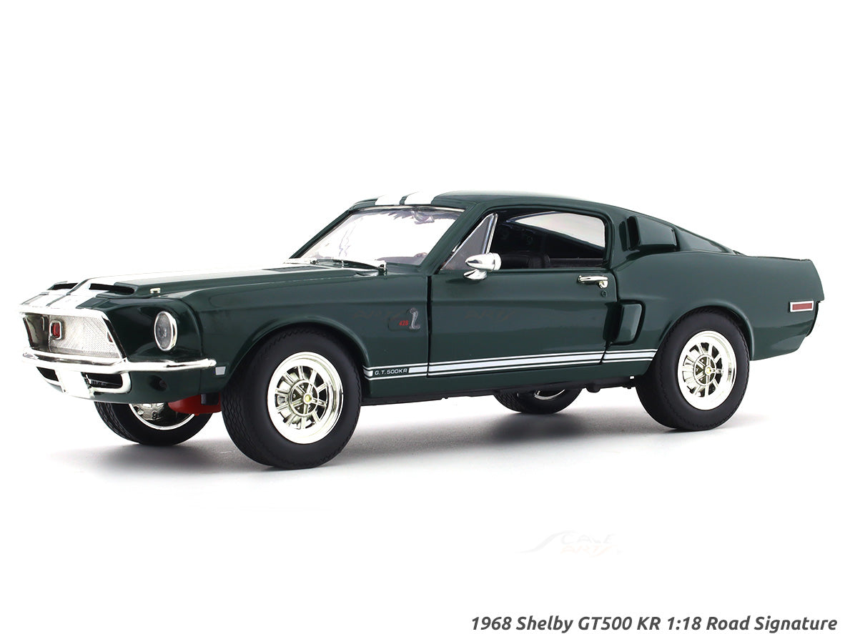 1968 Shelby GT500 KR green 1:18 Road Signature diecast Scale Model