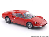 1968 Ferrari Dino 246 GT Red 1:18 Norev Licensed Diecast Scale Model Car Collectible