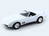 1969 Chevrolet Corvette Convertible white 1:18 Norev diecast scale model car collectible