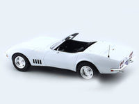 1969 Chevrolet Corvette Convertible white 1:18 Norev diecast scale model car collectible