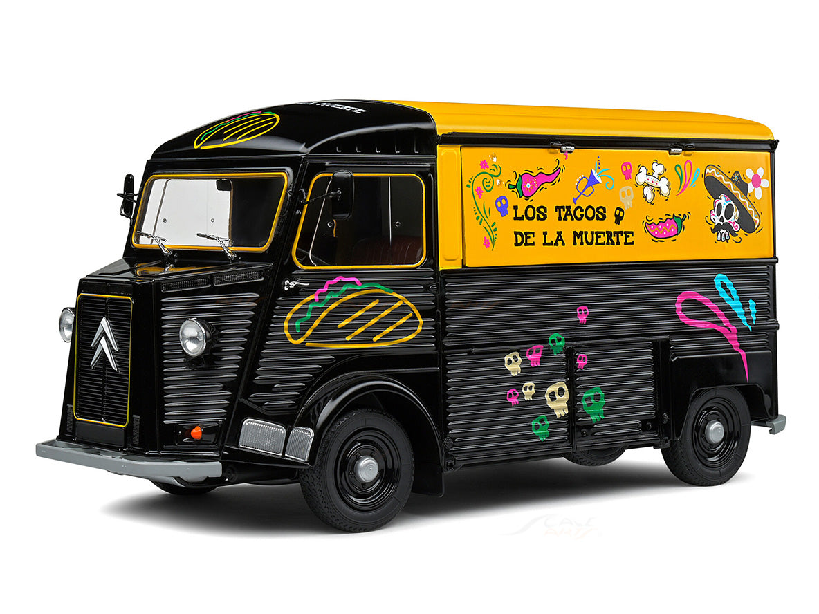 1969 Citroen HY Van Los Tacos de la Muerte 1:18 Solido licensed