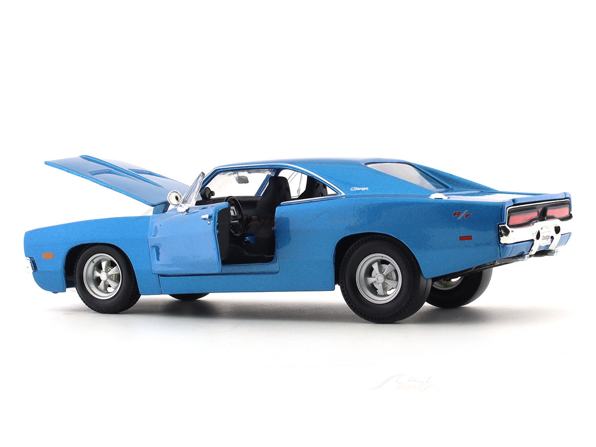 taco5310　1/18 1969 Dodge Charger Plastic 1969 DODGE CHARGER R/T TOY CAR - BLACK - MAISTO 1:18, 12 m