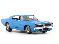 1969 Dodge Charger R/T blue 1:25 Maisto licensed diecast Scale Model car