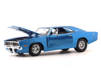 1969 Dodge Charger R/T blue 1:25 Maisto licensed diecast Scale Model car