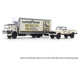 1969 Ford C950 Box Truck & 1972 Ford F250 4X4 Truck 1:64 M2 Machines diecast hauler scale model