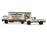 1969 Ford C950 Box Truck & 1972 Ford F250 4X4 Truck 1:64 M2 Machines diecast hauler scale model