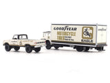 1969 Ford C950 Box Truck & 1972 Ford F250 4X4 Truck 1:64 M2 Machines diecast hauler scale model