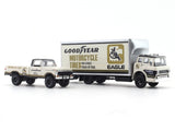 1969 Ford C950 Box Truck & 1972 Ford F250 4X4 Truck 1:64 M2 Machines diecast hauler scale model
