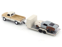 1969 Ford F-100 Ranger & 1968 Ford Mustang GT-390 1:64 M2 Machines diecast hauler scale model