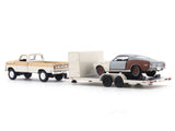 1969 Ford F-100 Ranger & 1968 Ford Mustang GT-390 1:64 M2 Machines diecast hauler scale model