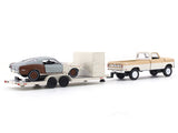 1969 Ford F-100 Ranger & 1968 Ford Mustang GT-390 1:64 M2 Machines diecast hauler scale model