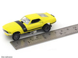 1969 Ford Mustang yellow 1:64 M2 Machines diecast hauler scale model