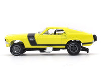 1969 Ford Mustang yellow 1:64 M2 Machines diecast hauler scale model